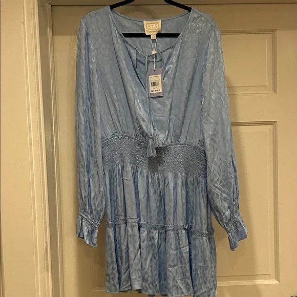 Sail to Sable Blue Long Sleeve Dress. NEW with tags.  Size XL - Picture 15 of 17